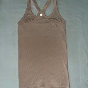 Tan lululemon tank top
